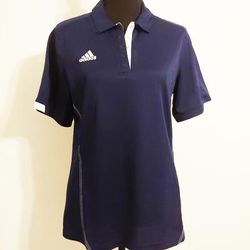 Adidas Tops | Adidas 1/4 Snap Polo | Color: Blue | Size: M