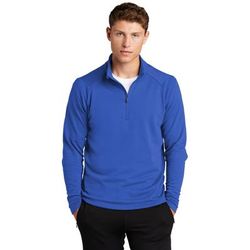 Sport-Tek ST273 Lightweight French Terry 1/4-Zip Pullover T-Shirt in True Royal Blue size 2XL | Polyester Blend