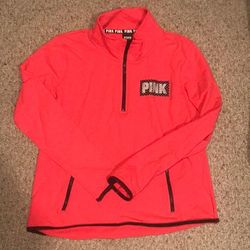 Pink Victoria's Secret Sweaters | Coral Vs Pull Over Sweatshirt | Color: Pink | Size: L