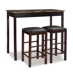 Sutton Three Piece Tavern Set by Linon Home Décor in Espresso