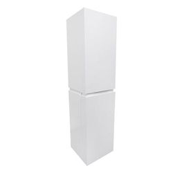 Wall Mount Linen Cabinet- white - BellaTerra 804300-WH