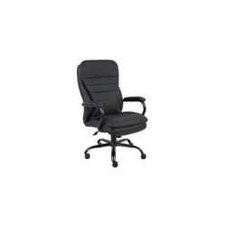 400 Lbs. Capacity Black Polyurethane Big & Tall Executive Chair