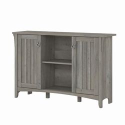 Bush Furniture Salinas Accent Storage Cabinet with Doors in Driftwood Gray - Bush Furniture SAS147DG-03