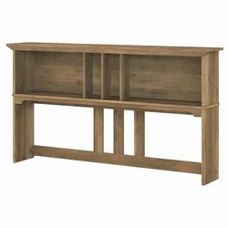 Bush Furniture Salinas 60W Hutch for L Shaped Desk in Reclaimed Pine - Bush Furniture SAH160RCP-03