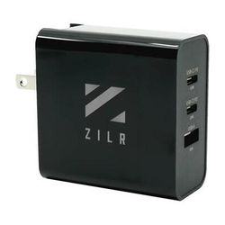 ZILR 65W GaN 3-Port USB Type-C AC Wall Charger ZRACC01