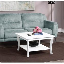 American Heritage Square Coffee Table - Convenience Concepts 501488W