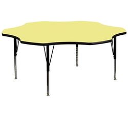 Flash Furniture XU-A60-FLR-YEL-T-P-GG Classroom Table