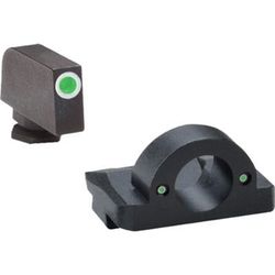 AmeriGlo Ghost Ring Night Sight Set Glock 17/19/19x/26 Gen 5 Green Tritium W/White Outline GL-5125