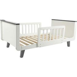 Little Partners MOD Toddler Bed - White & Earl Grey