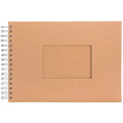 Album en carton rectangulaire, 30 x 21 cm, 25 feuilles