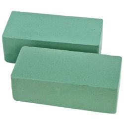 mosy Briques de mousse florale, 23 x 11 x 8 cm, 2 pièces