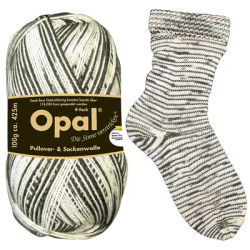 Opal Laine à chaussettes, forêt équatoriale "zèbre"