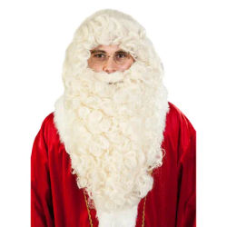 Kit perruque "Père Noël", blanc