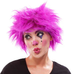 Perruque "Clown", violet