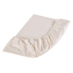 Organic Cotton Fitted Sheet by Sleep & Beyond in Ivory (Size QUEEN)