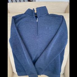 Under Armour Shirts & Tops | Boys Under Armour 1/4 Zip Sweater | Color: Blue | Size: Mb