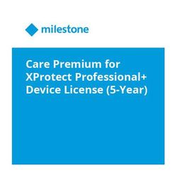 Milestone Care Premium for XProtect Professional+ Device License (5-Year) MCPR-Y5XPPPLUSDL