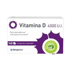 Metagenics™ Vitamina D 4000 UI 168 pz Compresse masticabili