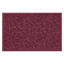 Water & Dirt Shield Fall Day Door Mat - Navy, 35-1/2" x 59-1/4" - Frontgate