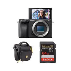 Sony a6400 Mirrorless Camera with Accessories Kit ILCE-6400/B