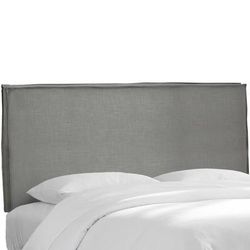 Lorel Slipcover Headboard by Skyline Furniture in Linen Grey (Size FULL)