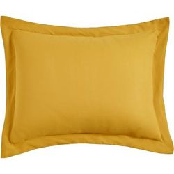 BH Studio Reversible Pillow Sham by BH Studio in Gold Maize (Size KING)