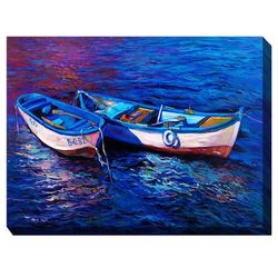 TETHERED OUTDOOR ART 40X30 by West of the Wind in Multi