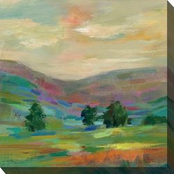 FIELDS AFAR OUTDOOR ART 24X24 by West of the Wind in Multi