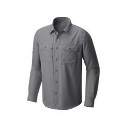 Mountain Hardwear Canyon Long Sleeve Shirt - Men's Manta Grey Extra Large OM7043073-XL