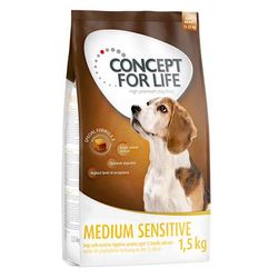 1,5kg Medium Sensitive Concept for Life secco per cani