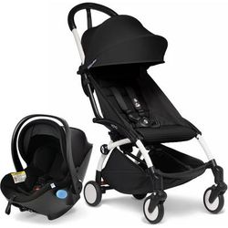 Babyzen YOYO2 6+ & Clek Liingo Travel System - White / Black