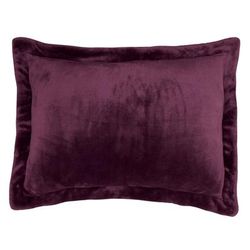 BH Studio Microfleece Sham by BH Studio in Eggplant (Size STAND) Pillow