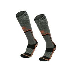 Mobile Warming Premium 2.0 Merino Heated Socks - Mens Gray/Black Large MWMS07010521