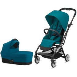 Cybex Eezy S Twist 2 Stroller + Cot S Bassinet Bundle - River Blue