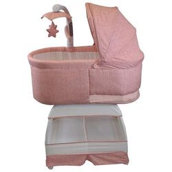 TruBliss Deluxe Bassinet - Vintage Coral