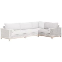 Woven Tropez Outdoor Modular Right Facing 1-Arm Sofa - Essentials For Living 6843-2S1R.WTA/PUM/GT