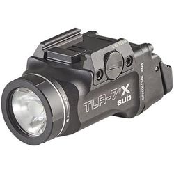 Streamlight TLR-7 X Sub Ultra-Compact LED Tactical Weapon Light Springfield/HK/Beretta/S&W Short Rails Black 69402