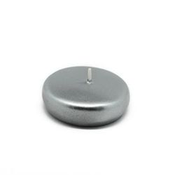 2 1/4 Inch Metallic Silver Floating Candles (96Pcs/Case) Bulk- Jeco Wholesale CFZ-044_4