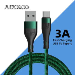 AIXXCO-Câble USB Type-C 3A pour recharge rapide cordon de chargeur USB-C pour téléphone Xiaomi