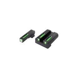 TruGlo Brite-Site TFX Sights For Walther PPS Green Rear/Green With Focus Lock Front TG-TG13WA2A