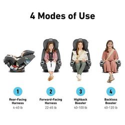 Graco 4Ever DLX SnugLock 4-in-1 Convertible Car Seat - Tomlin