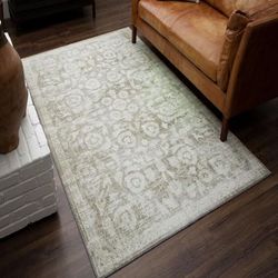 Mohawk Home Baikal Distressed Floral Area Rug