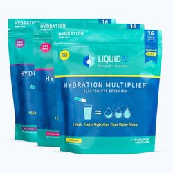Liquid I.V. Hydration Multiplier Variety Pack - 48 pack - Lemon Lime, Acai Berry, Passion Fruit - Electrolyte Drink Mix Packets