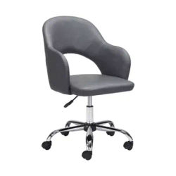Zuo Planner Office Chair, Gray