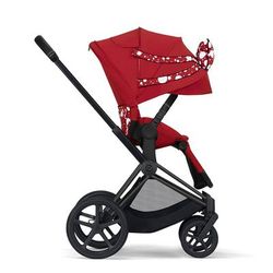 Cybex ePriam + Cloud Q Travel System Bundle - Petticoat Red by Jeremy Scott
