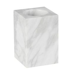 Randolph Morris Lily Bath Collection Marble Toothbrush Tumbler RMFA-BA3-BH