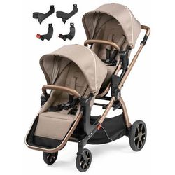 Peg Perego YPSI Double Stroller Bundle - Mon Amour