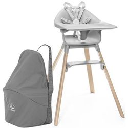 Stokke Clikk High Chair Travel Bundle - Cloud Grey