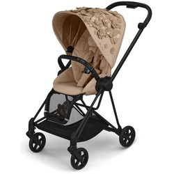 Cybex Mios 2 with Lux Bassinet + Cloud Q Travel System Bundle - Simply Flowers - Nude Beige