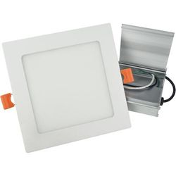 4-in. W Square Aluminum Semi-Recessed Pot Light In White Color - American Imanginations AI-28688